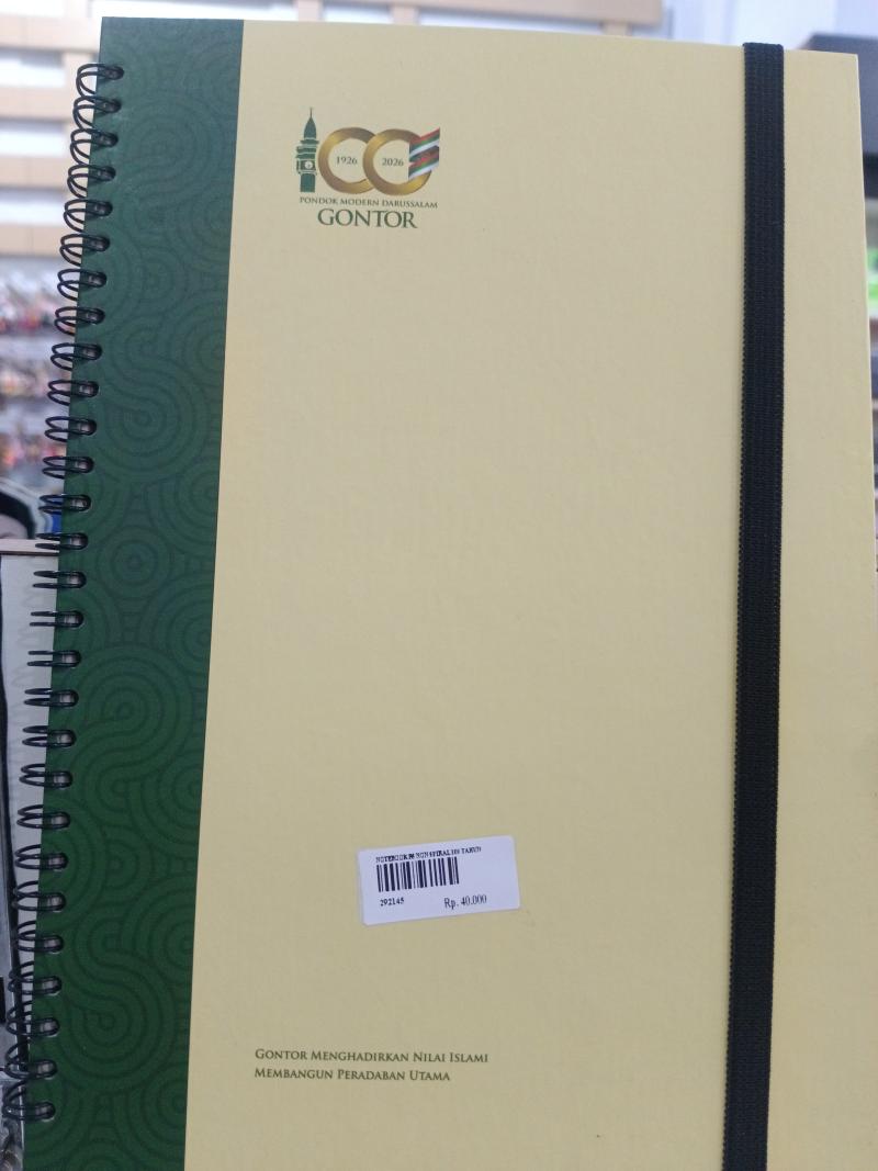 NOTEBOOK F5 NON SPIRAL 100 TAHUN