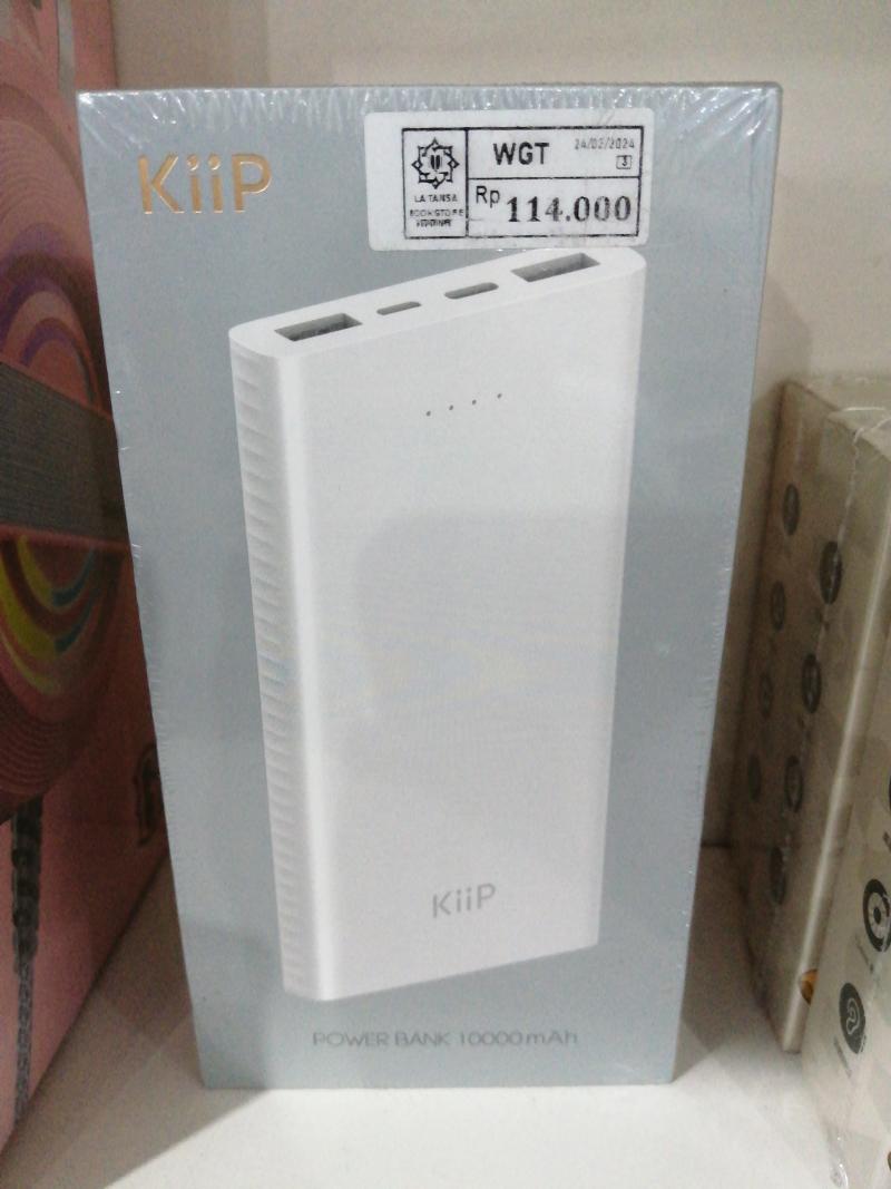 KIIP POWER BANK 10000MAH WHITE