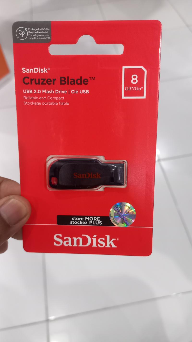 SANDISK CRUZER BLADE USB 2.0 8GB