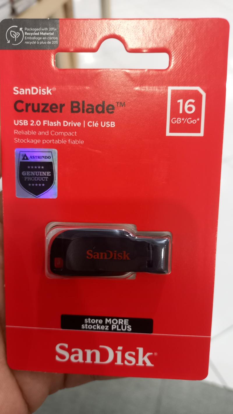 SANDISK CRUZER BLADE USB 2.0 16GB