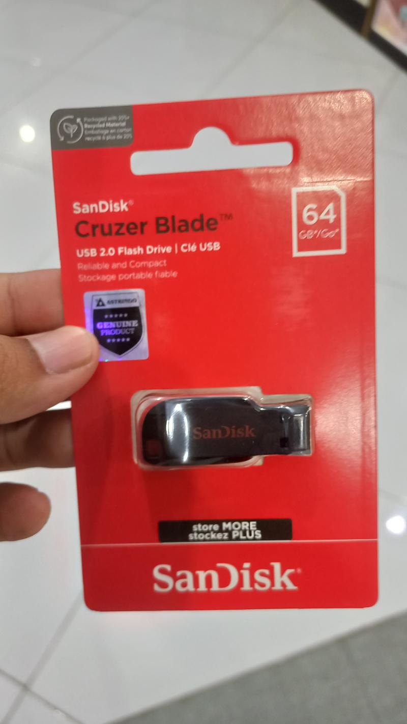 SANDISK CRUZER BLADE USB 2.0 64GB