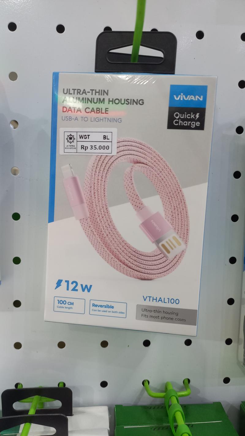 Vivan VTHAL100 DATA CABLE (pink)